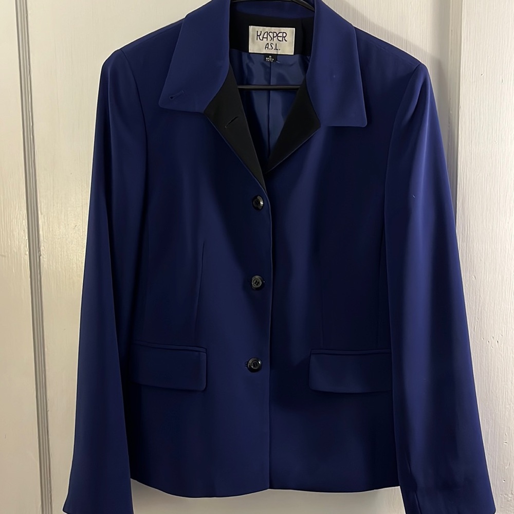 KASPER A.S.L. Woman’s dark blue suit jacket - 3 buttons